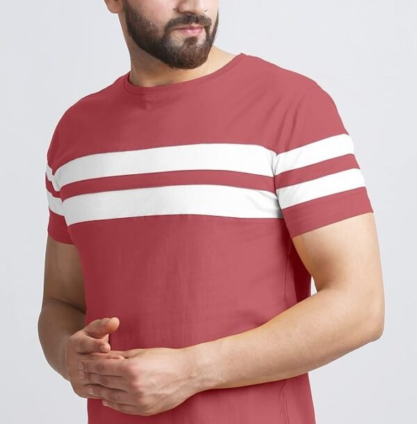 AUSK Tshirt for Men || Half Sleeve T shirts for Men || Round Neck Regular Fit T-Shirt - Image 5