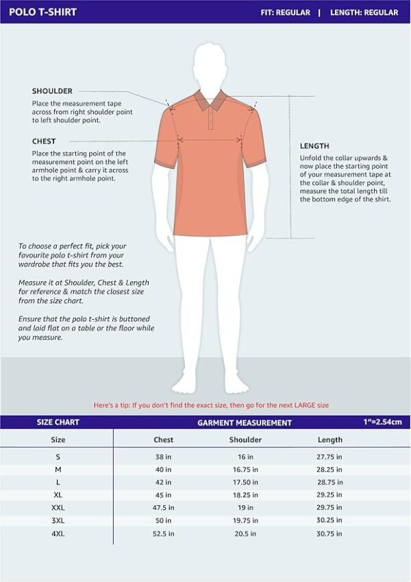 Symbol Premium Men's Solid Super Soft Classic Polo T-Shirt: Regular Fit - Image 2