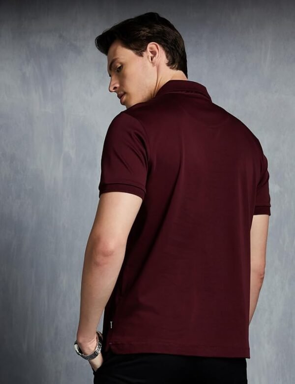 Symbol Premium Men's Solid Super Soft Classic Polo T-Shirt: Regular Fit - Image 4