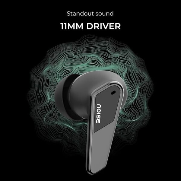 Noise Buds N1 Pro in Ear Truly Wireless Earbuds with Metallic Finish, ANC(Upto 30Db), 60H of Playtime, Dual Pairing, Instacharge(10 Min=200 Min), BT V5.3(Chrome Black) - Image 2